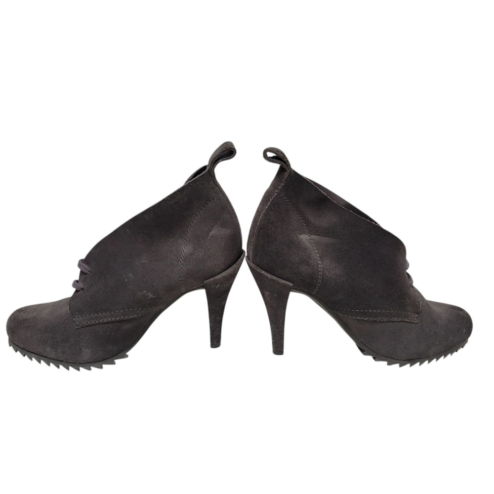 PEDRO GARCIA Yasu Gray Suede Lace-Up Chukka Bootie Size 35.5EU 5.5US